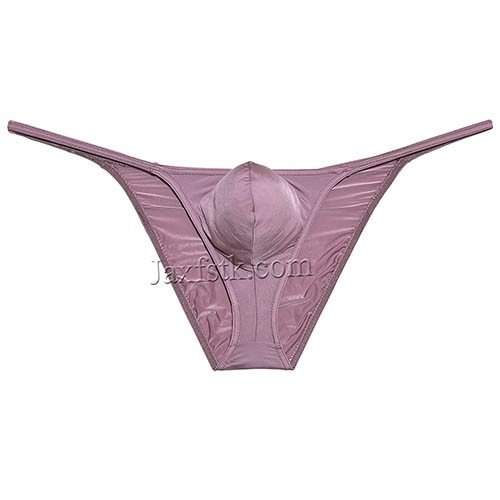 Men S Bikini Briefs Shiny Enhance Bulge Pouch Underwear Male Ruched Skimpy Briefs Butt Lift