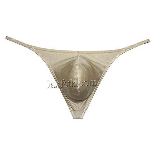 Sexy Men S Shiny Ice Silk String Thong Underwear Soft Bulge Pouch T Back Bikini Tangas Ms M L