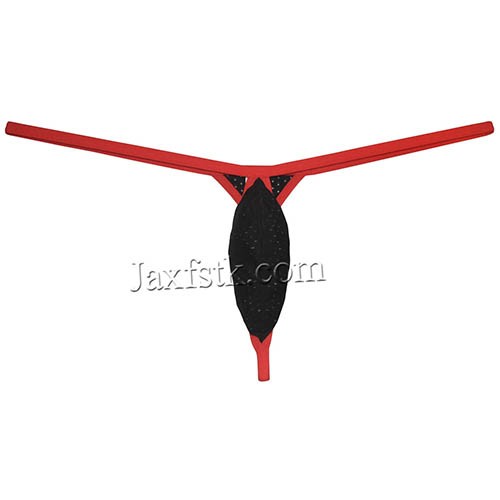 Men Tear Drop Micro G String Underwear Breathable Mini Bikini T Back Pouch Tanga Mu