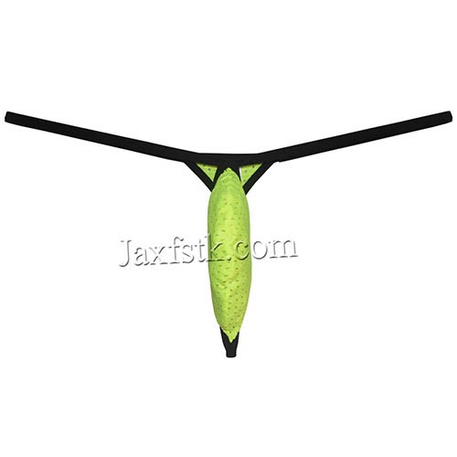 Men Tear Drop Micro G String Underwear Breathable Mini Bikini T Back Pouch Tanga Mu