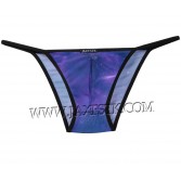 Sexy Men's Sheer Star Sky Mesh T-Back Underwear Belt Mini String Bikinis Thong MU221X
