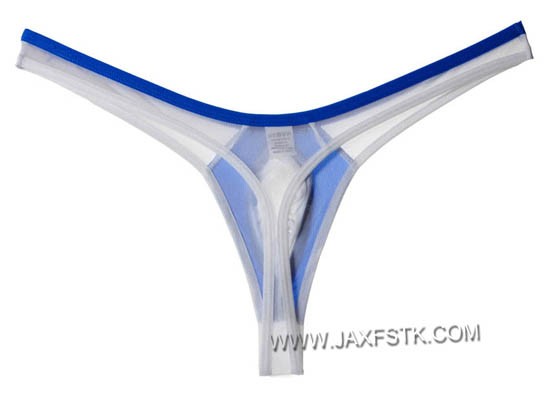 Sexy Men S Out Ring Bulge Pouch Soft T Back Sheer Mesh Thong Bikini