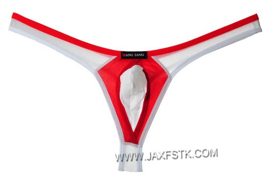 Sexy Men S Out Ring Bulge Pouch Soft T Back Sheer Mesh Thong Bikini