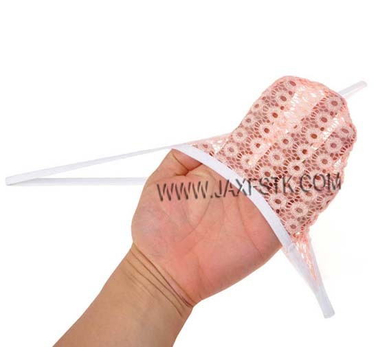 Sexy Pouch String Micro Thong Men Tanga See Through Lace Bikini T Back