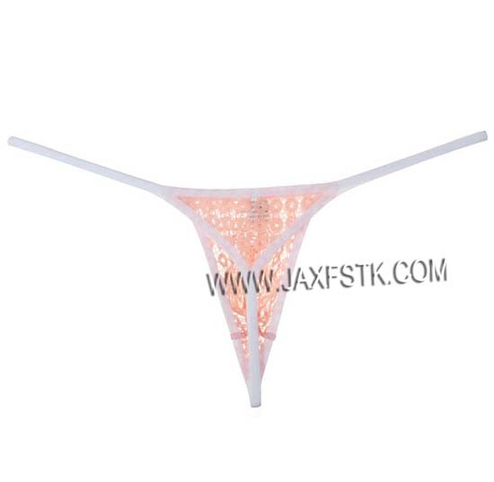 Sexy Pouch String Micro Thong Men Tanga See Through Lace Bikini T Back