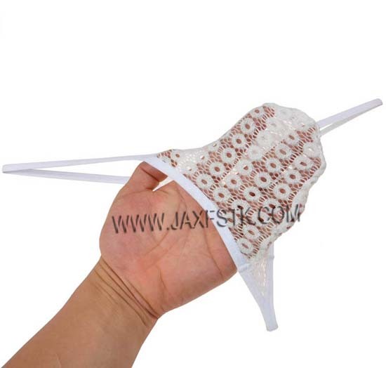 Sexy Pouch String Micro Thong Men Tanga See Through Lace Bikini T Back