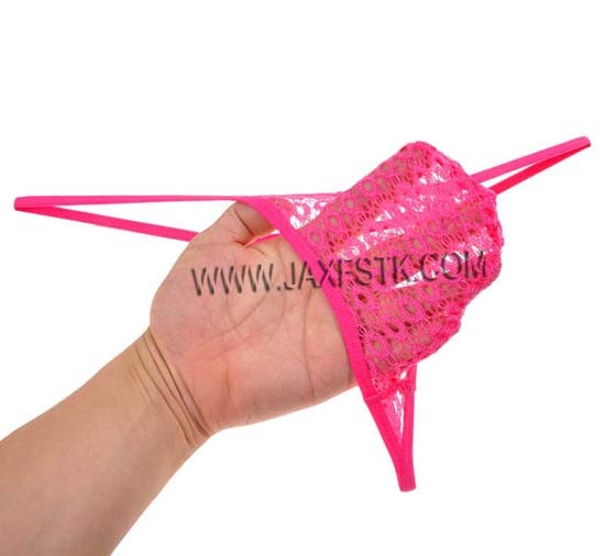 Sexy Pouch String Micro Thong Men Tanga See Through Lace Bikini T Back