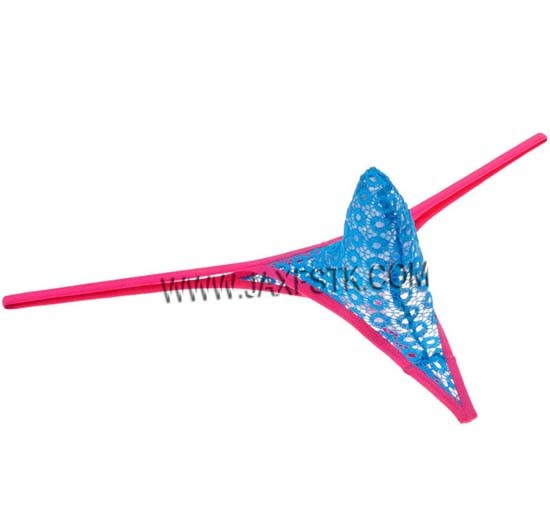 Sexy Pouch String Micro Thong Men Tanga See Through Lace Bikini T Back Underwear