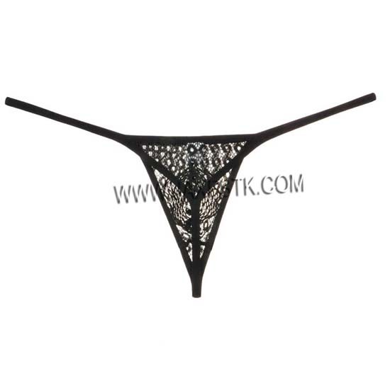Sexy Pouch String Micro Thong Men Tanga See Through Lace Bikini T Back