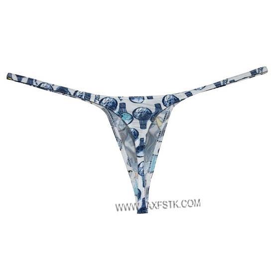 Men S Print Underwear Tangas Spotrs Micro Thong Big Bulge Pouch G String Mini Bikini
