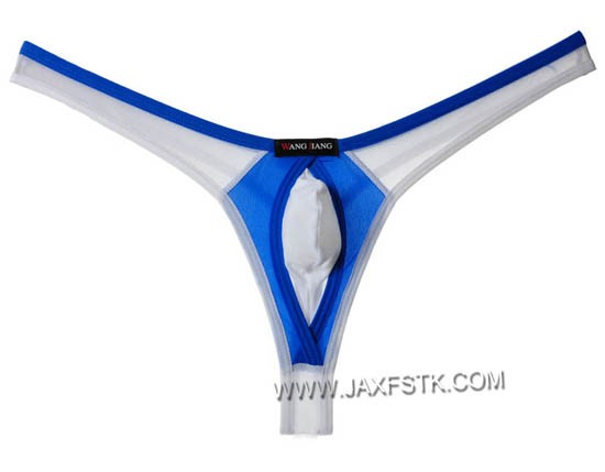 Sexy Men S Out Ring Bulge Pouch Soft T Back Sheer Mesh Thong Bikini