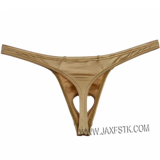 Men S Shiny Penis Long Bulge Pouch T Back Balls Hole Bikini Thong Cool