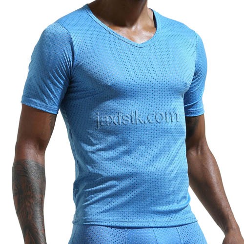 Men's Splice T-Shirt Vest Raglan Top Short Muscle Shirt Tee Tops Mens Clothing MU976