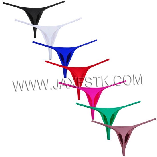 Sexy Men's Spandex Bulge Pouch Micro Thong Underwear Super Stretchy Male G-string Swimwear Micro Bikini T-back Guys Tangas