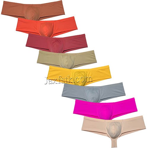 New Sexy Men's Swimming Cloth Fabric Boxer Briefs Underwear Bulge Pouch Brazilian Bikini MU3005b M L XL 8 Colors for Choose