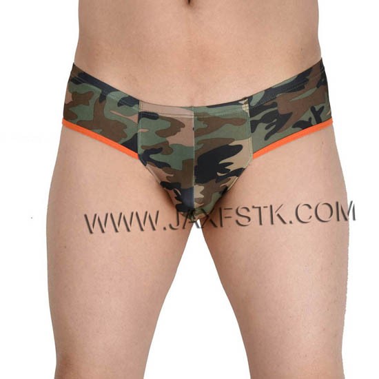 Men Pants Bikini Boxer Men's Camouflage Sexy Mini Boxers Super Soft & Smooth Gay Underwear 