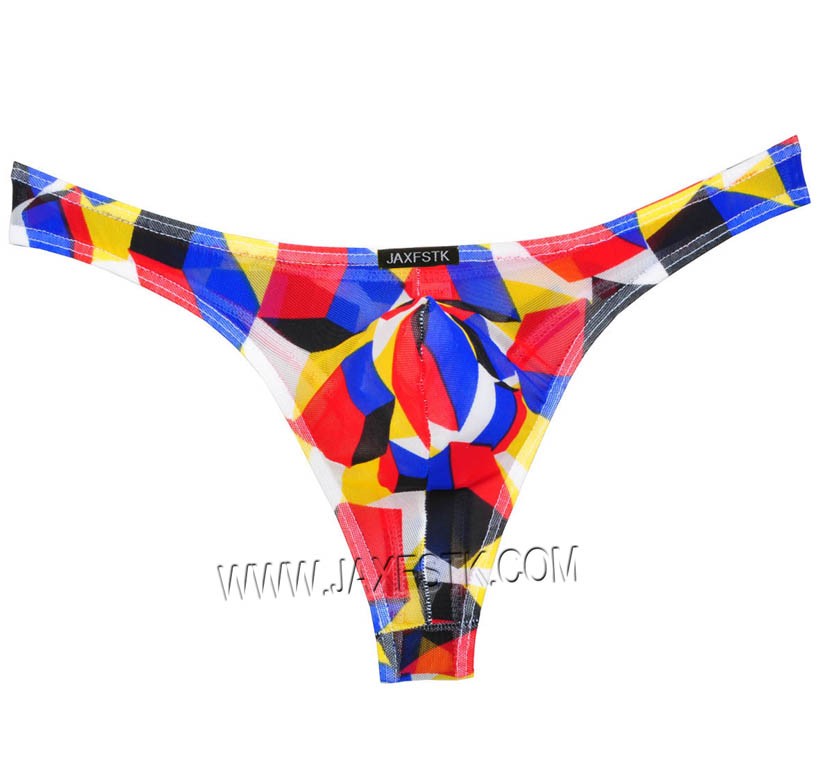 Men's Stretch & Soft Tanga Bikini T-Back Underwear Bulge Pouch Micro Mesh Thong