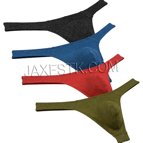 New Sexy Mini Bikini Men's Shiny T-Back Underwear Thong Pants Male Pouch Lingerie Jockstrap  TS792