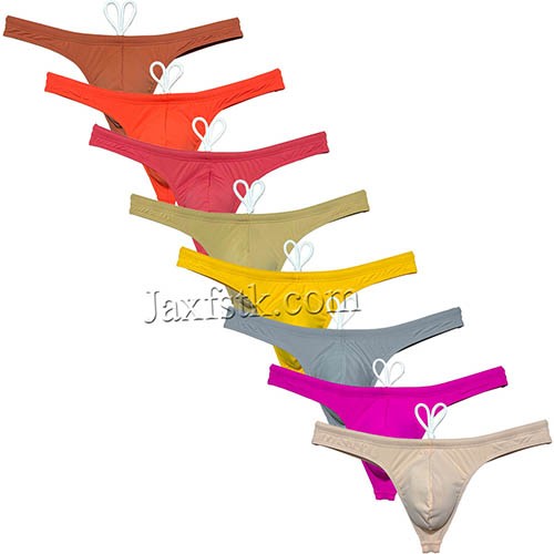 Men's Matte Swim Thong Fashion Drawstring Swimwear Beach Bikini Sport Swimsuit MU3006b Size M L XL 8 Colors For Choose