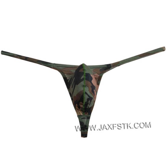 Male G-String Men's Camouflage Thongs Elastic Underwear Pouch Thong ...