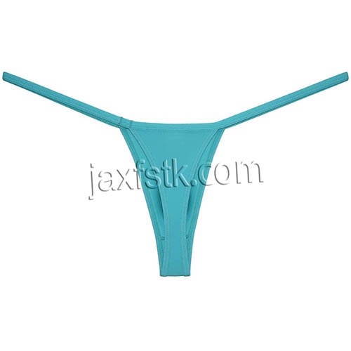 Men's Ice Silk G-String Thong – Shiny Mini Pouch T-Back Underwear, Breathable Microfiber