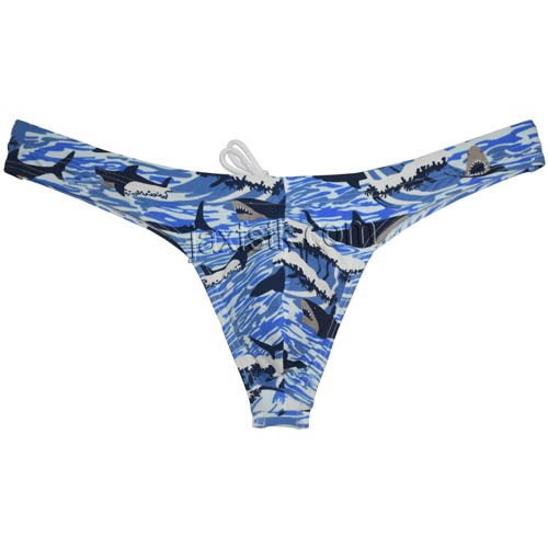 Sexy Bottoms Men's Bikini Thong Swimwear Contour Pouch Tangas Swimsuit ...