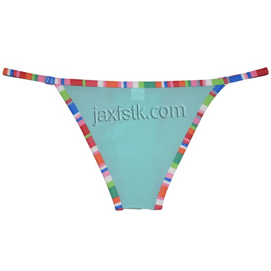 thumbnail image 2 of Men's Leopard Border Micro Thong G-String – Ice Silk Pouch Underwear 2 of 6