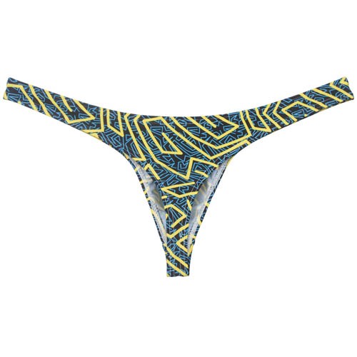 Sexy Men's Swim Thong Swimwear Elastic Fabric Bikini Shorts Trunks ...