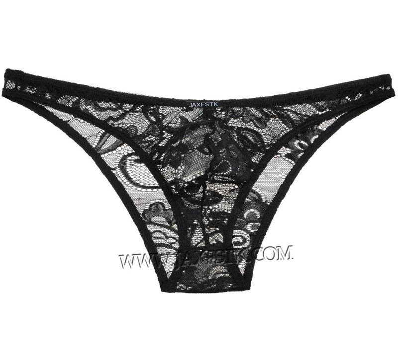 New Men's See-through Lace Bikini Briefs Underwear Skimpy Underpants Thong Pants MU881X