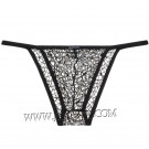 Men's Lace Rope Bikini Brief Mussy Net Gay Sissy Pouch Mini Briefs Underwear Hollow Short String Pants MU884X