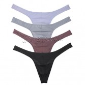 Sexy Bikini  Men's Men's Underwear Classics Convex Pouch T-back Shorts Ice Silk Daily Thong  TS2151
