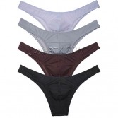 Sexy Briefs Men's Underwear Low Rise  Convex Pouch Cheeky Briefs Shorts Daily Bikini Briefs  TS2154