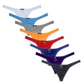 Men Lingerie T-back Underwear Breathable Underpants Low-rise Bulge Pouch Thong MU2192
