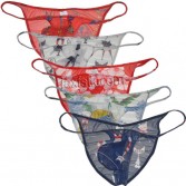 Sexy Colorful Contour Pouch String Men Bikini Briefs See-through Underwear Sissy Pant Mens Briefs With Pouch MU2274