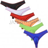 Sexy Men's Contrast Color Stitching Bikinis Briefs Underwear Male Athletic Shorts TS 36