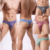 Sexy Underpants Men Athletic Supporter Hipster Underwear Aircraft Thong Soft T-back  LJ440