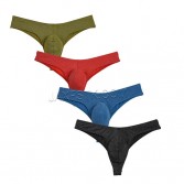 Men's Shiny Briefs Shorts Male Underwear Bulge Pouch Bikini Guys Briefs TS795