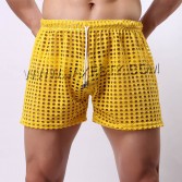 Men's Hollow Homewear Workout Lounge Wear Shorts M~XL