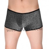 Shiny Men's Cheeky Booty Boxers Bluge Pouch Thong Pants Male Soft Boxers short