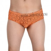 Men Mini Trunks Pants Hollow Pattern Bikini Boxer Underwear Jacquard Boxer