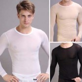 Sexy Men’s Smooth Thermal underwear Top T-shirt MU248