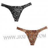 New Collection Fashion Leopard Bikini Sexy Men's Thongs And G-Strings Protruding Pouch Male Thong Underwear Men Underpants Tanga