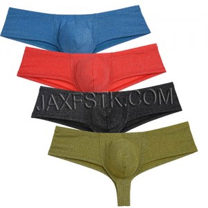New Sexy Mini Pants Men's Boxers Underwear Metallic Foil Pouch Thong Boxer Posing Bikini TS796