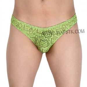  Men Hollow Gay Jacquard Underwear Pouch Mini Briefs Bikini Pattern Briefs