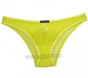 Men's Sheer Jacquard Lace Briefs Underwear See Through Poucher Mini Briefs MU240X