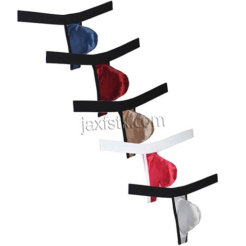 Men's Contour Pouch Thong With Wide Belt Underwear Shiny Bikini Jockstrap Shorts Mankini Sexy Underwear Men Erotic MU2212