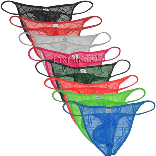 Sexy See-through Bikini Briefs Men Underwear Cheeky Briefs Calsonsillos Hombre Booty Shows Off Butt Pants MU2254