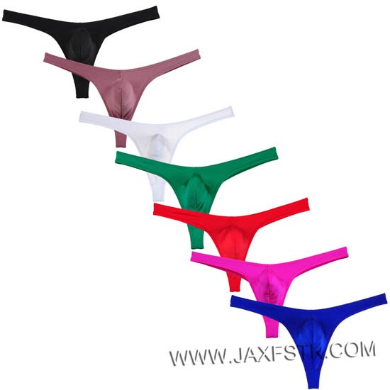 Sexy Men's Spandex Bulge Pouch Tanga Underwear Elastic Micro Thong String T-Back