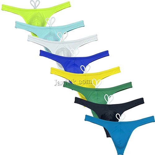 Men's Low Waist Swim Thong Beach Swimsuit Bikini Bathing Suit Swimwear Sexy Trunks Surfing Size S M L XL 8 Colors For Choose MU3006