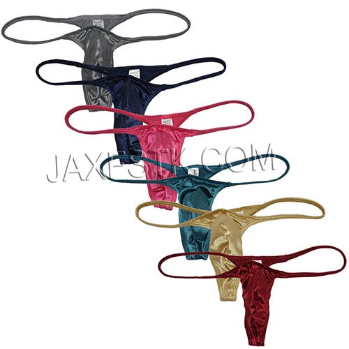 Sexy Men T-back Underwear Shiny Micro String Gay Mini Tangas Thongs Slip Homme Sexy Gay Mankini Gay Panties Gay Erotic Underwear TS625-N6